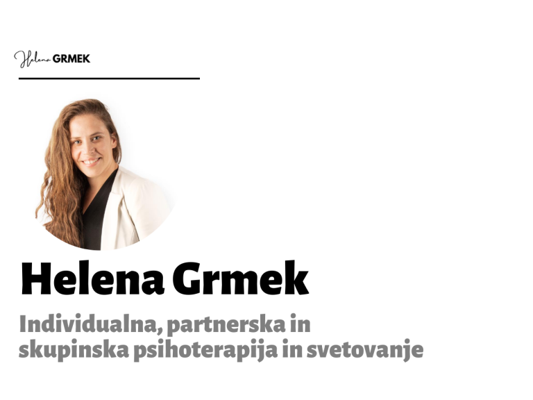 Helena Grmek psihoterapija