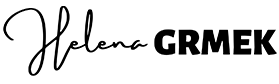 Helena Grmek Logo črn